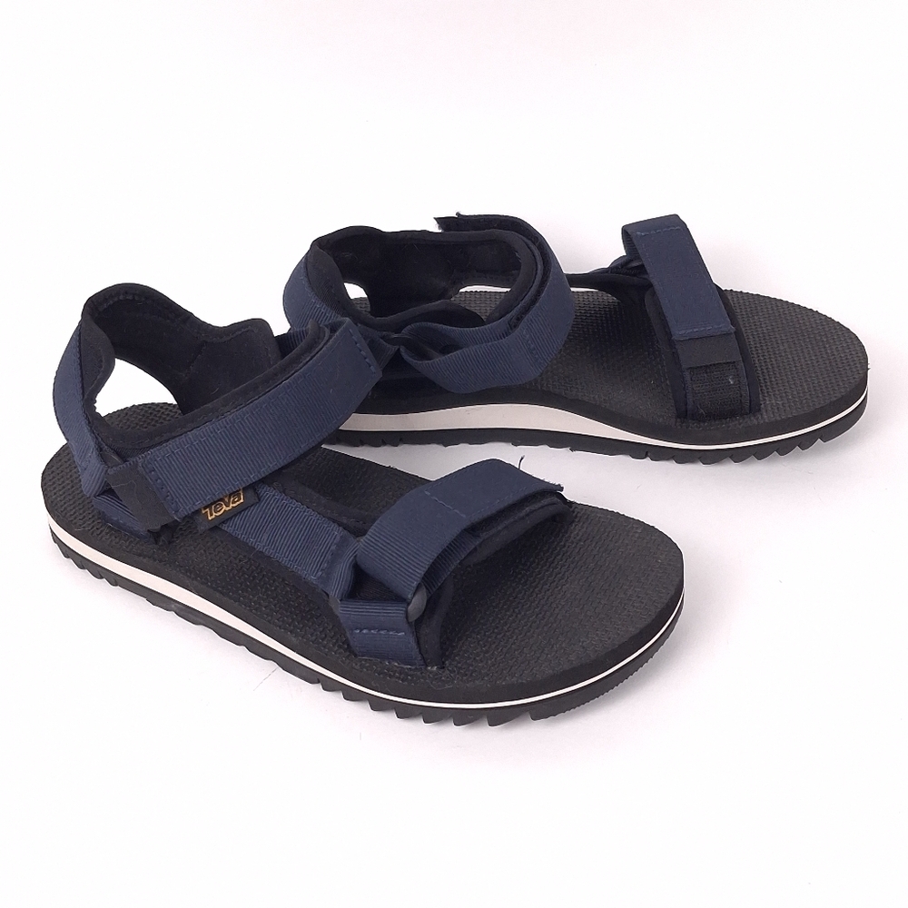 Teva Universal Trail Sandals Vibram sole outdoor hiking padded comfort navy blue